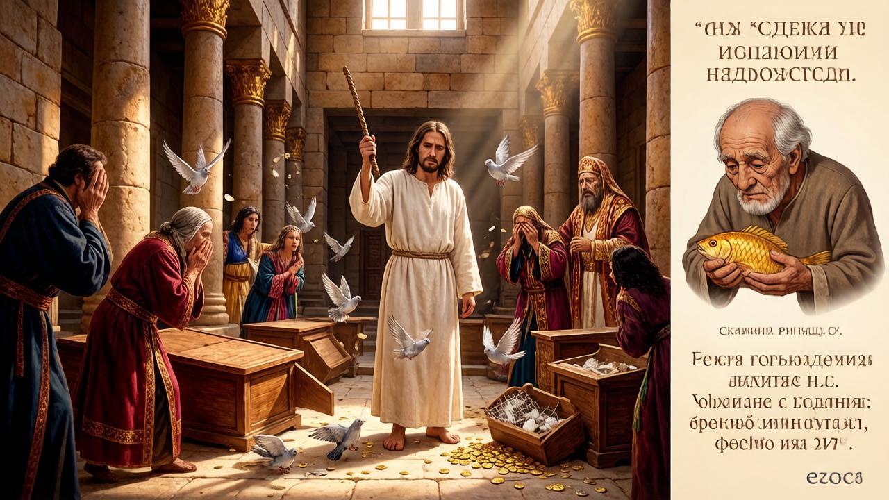 Chapter 4 — Christ driving the merchants from the temple
